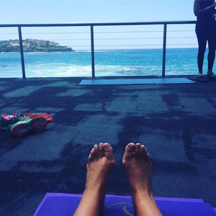 fiona falkiner feet