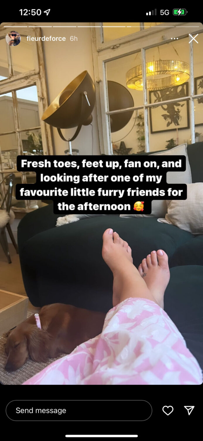 fleur de force feet scaled