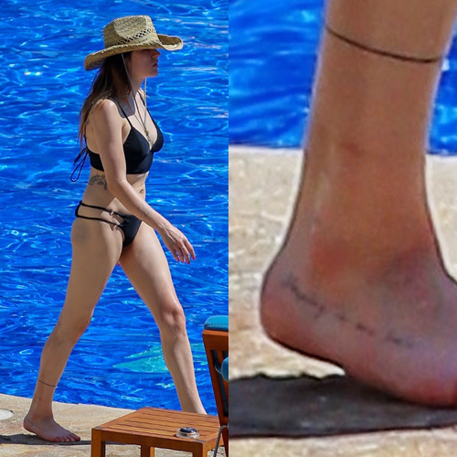 frances bean cobain feet