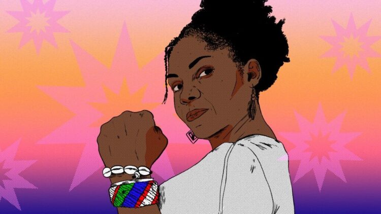 francia marquez mina feet 3