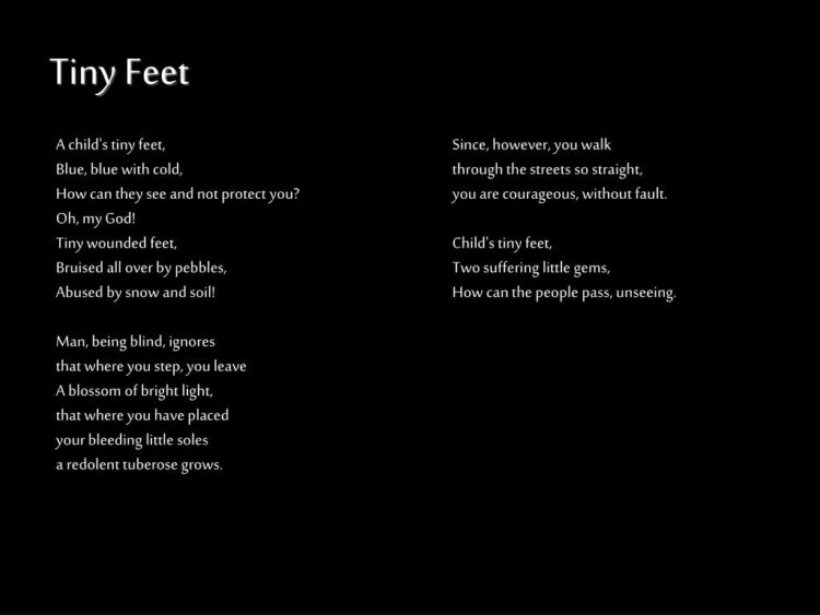 gabriela mistral feet 5