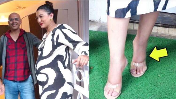 gauhar khan feet 2