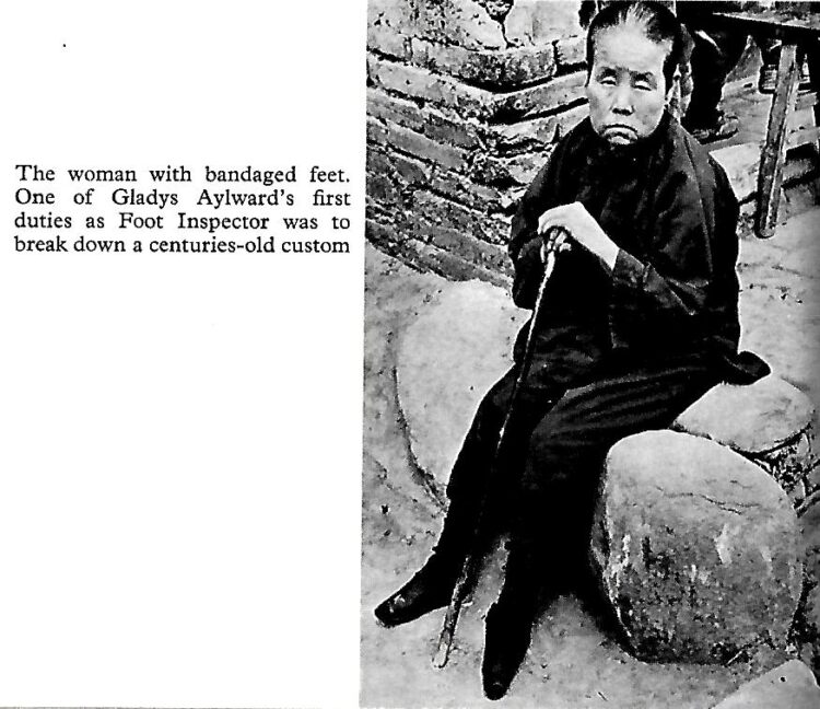 gladys aylward feet