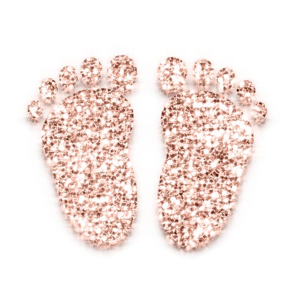 glitter rose feet 1