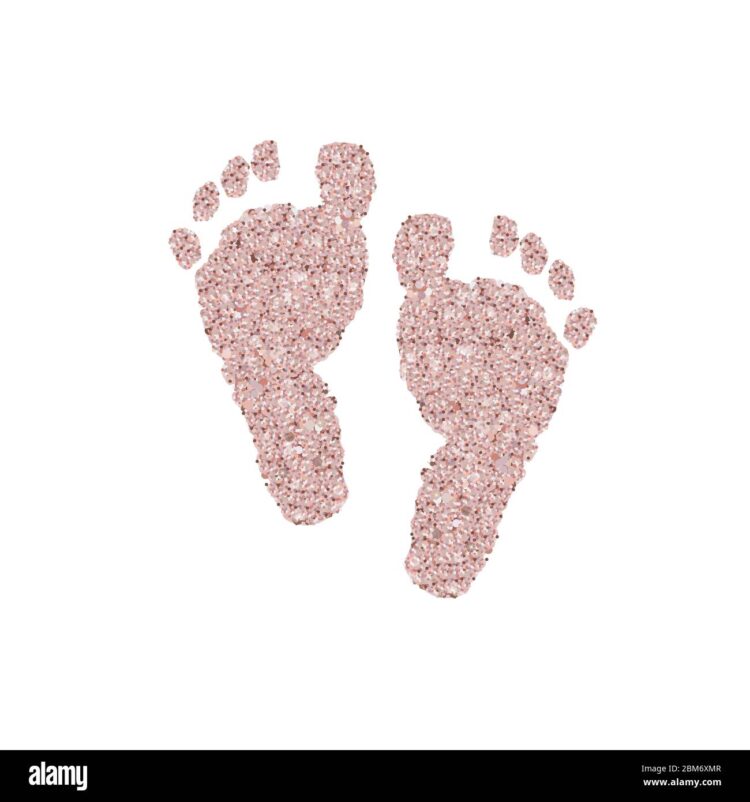 glitter rose feet 2