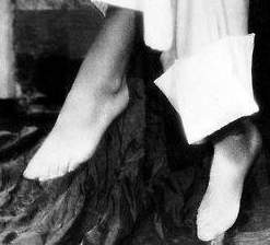 greta garbo feet