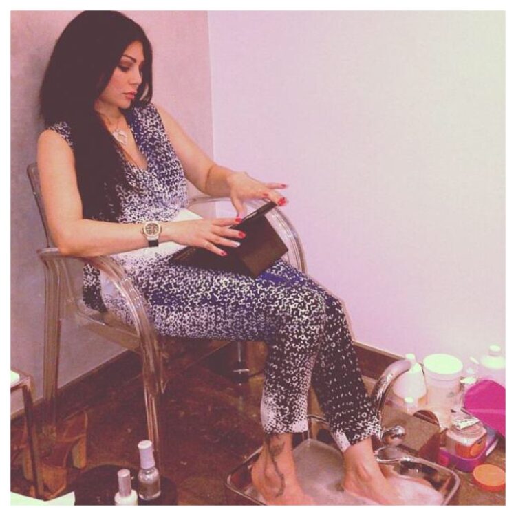 haifa wehbe feet 5