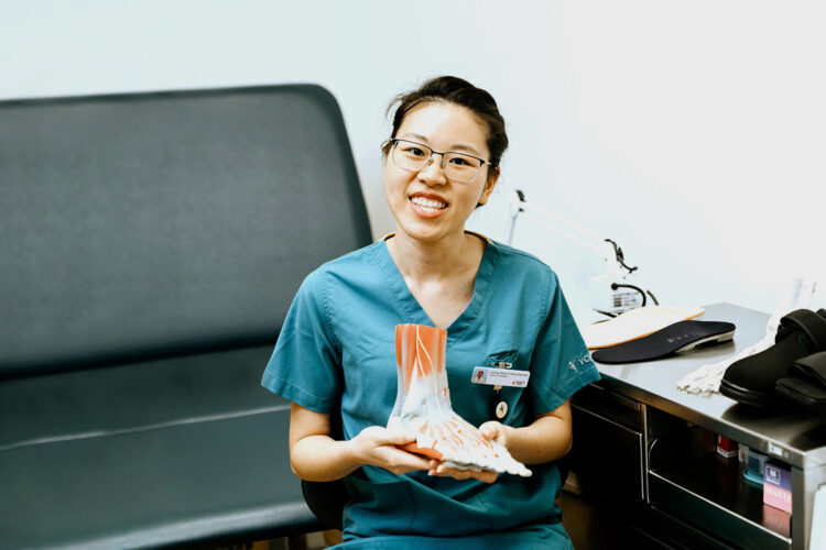 hannah hospital feet 2