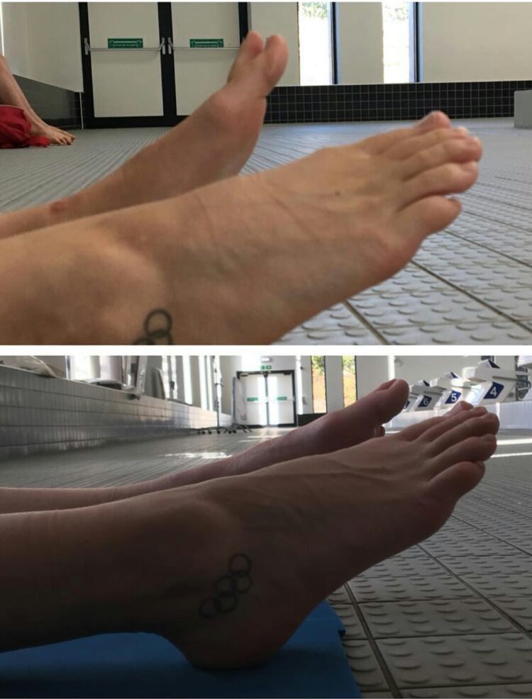 hannah miley feet
