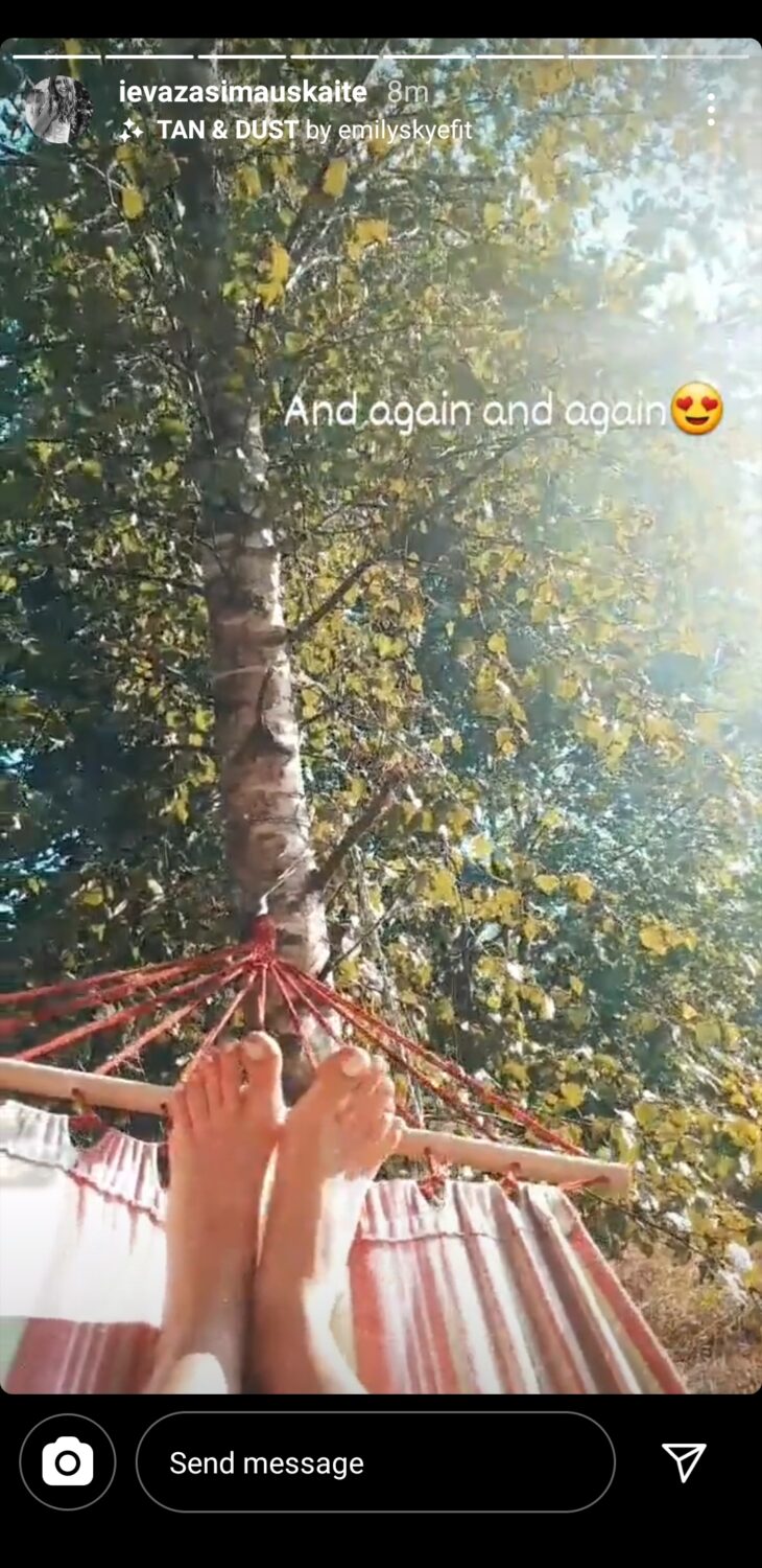 ieva zasimauskaite feet