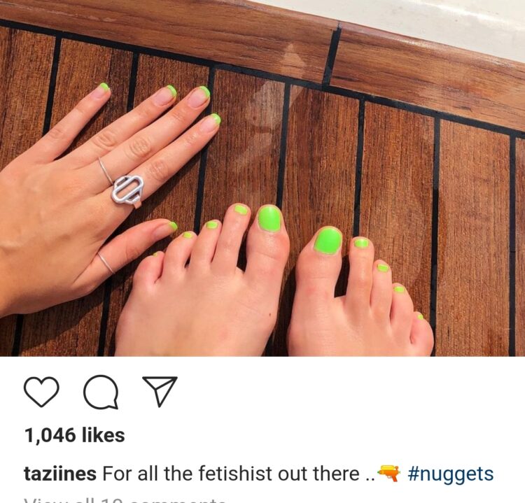 ines tazi feet