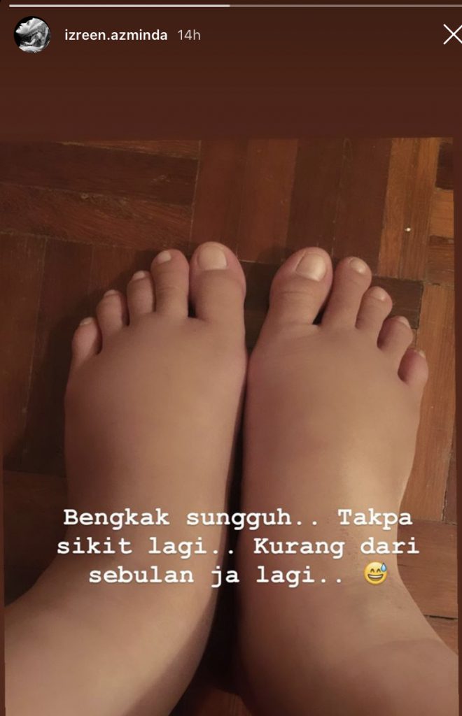 izreen azminda feet