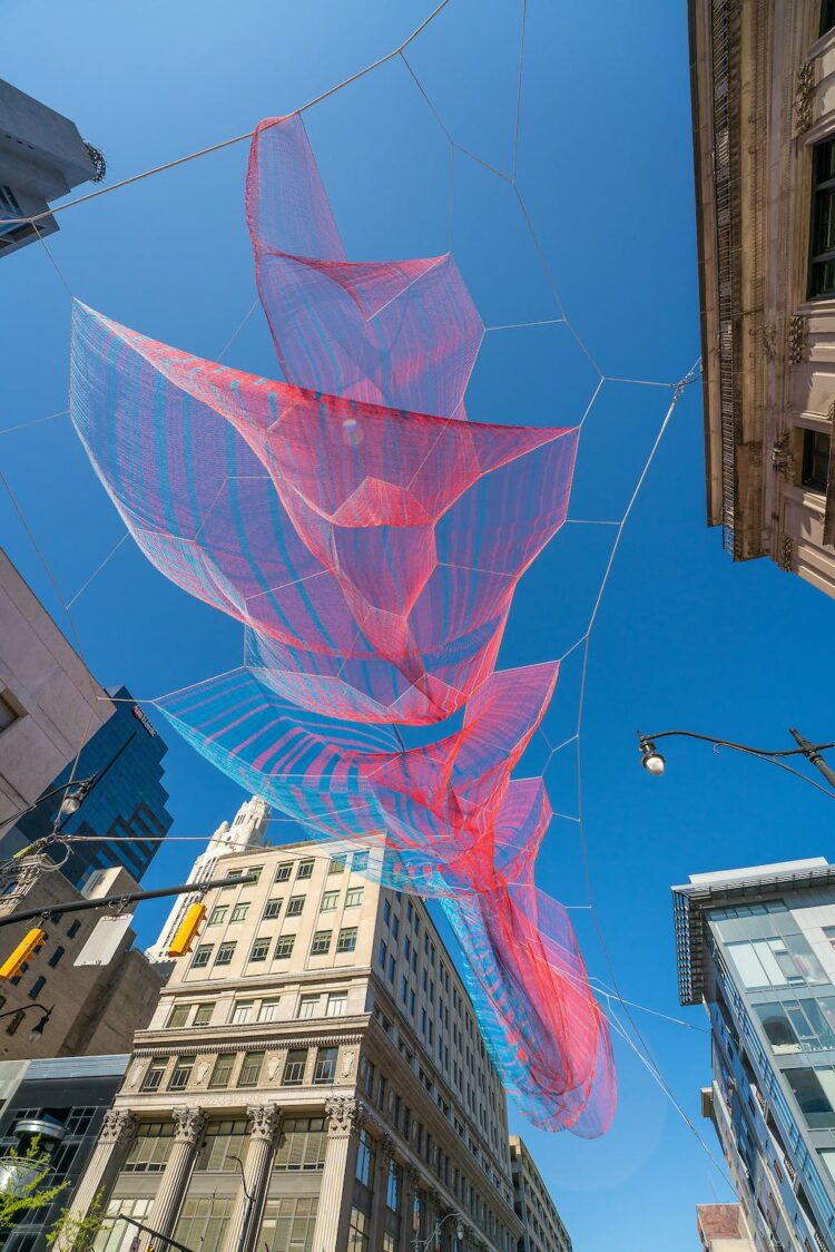 janet echelman feet