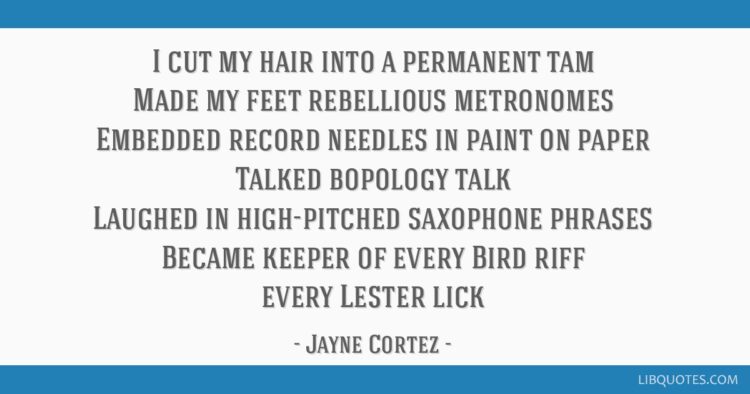 jayne cortez feet