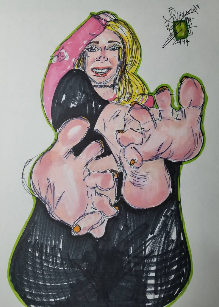 jenna drawing feet 1