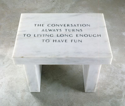 jenny holzer feet 1