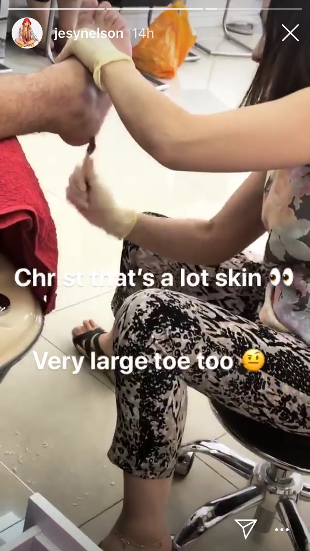 jesy nelson feet 1