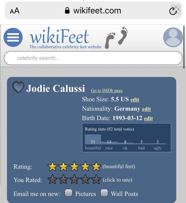 jodie calussi feet 6