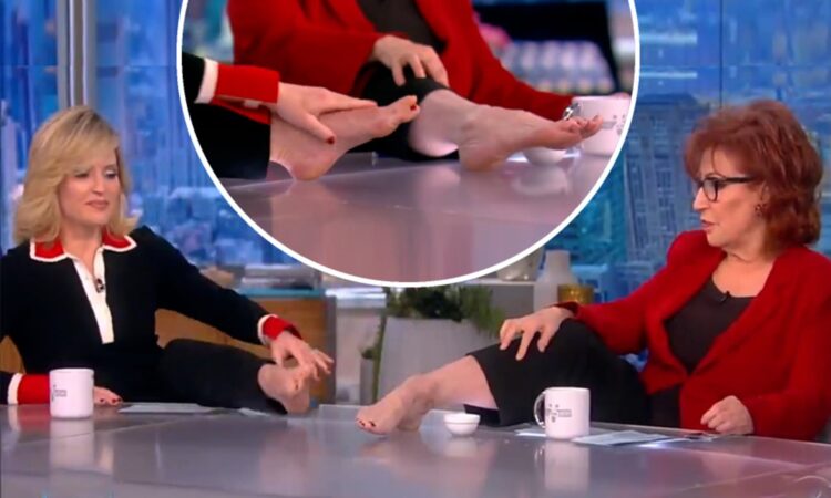 joy behar feet 3