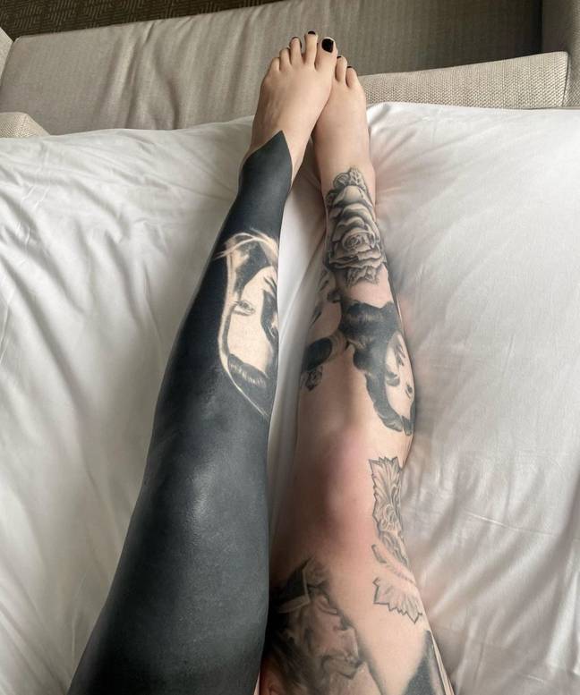 kat von d feet 3