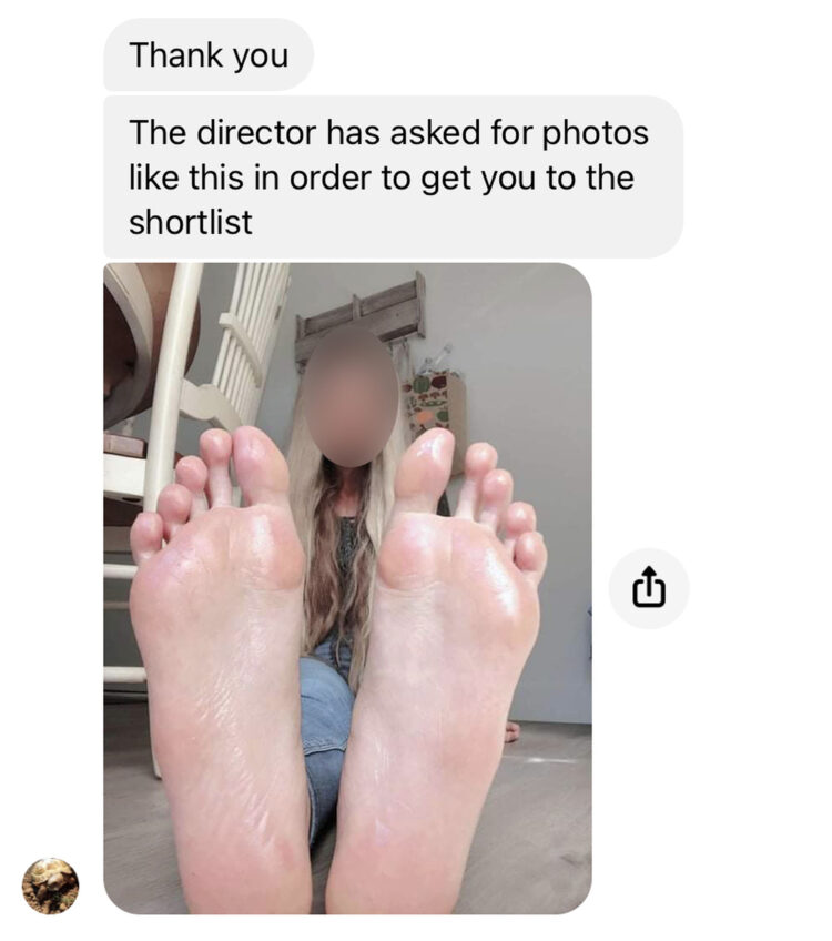 kate call feet