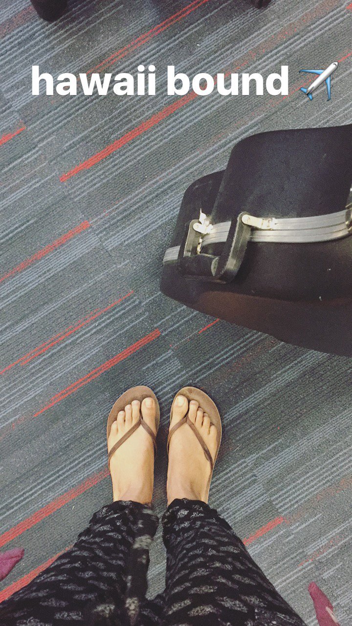 kina grannis feet