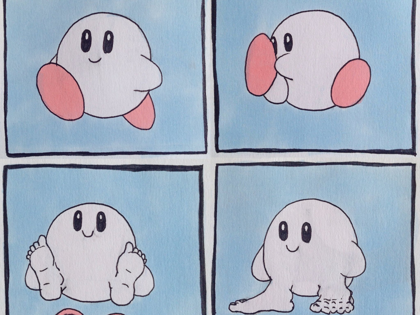 kirby long feet 1