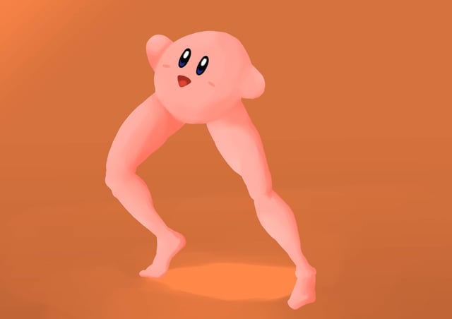kirby long feet