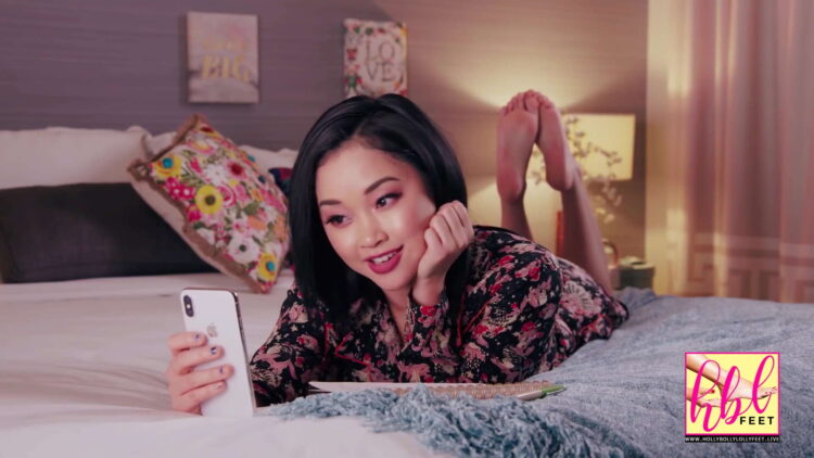 lana condor feet 1