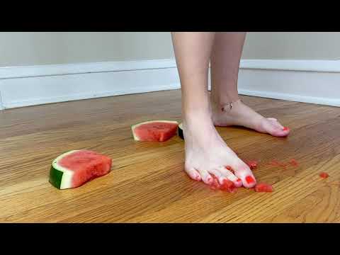 little watermelon asmr feet