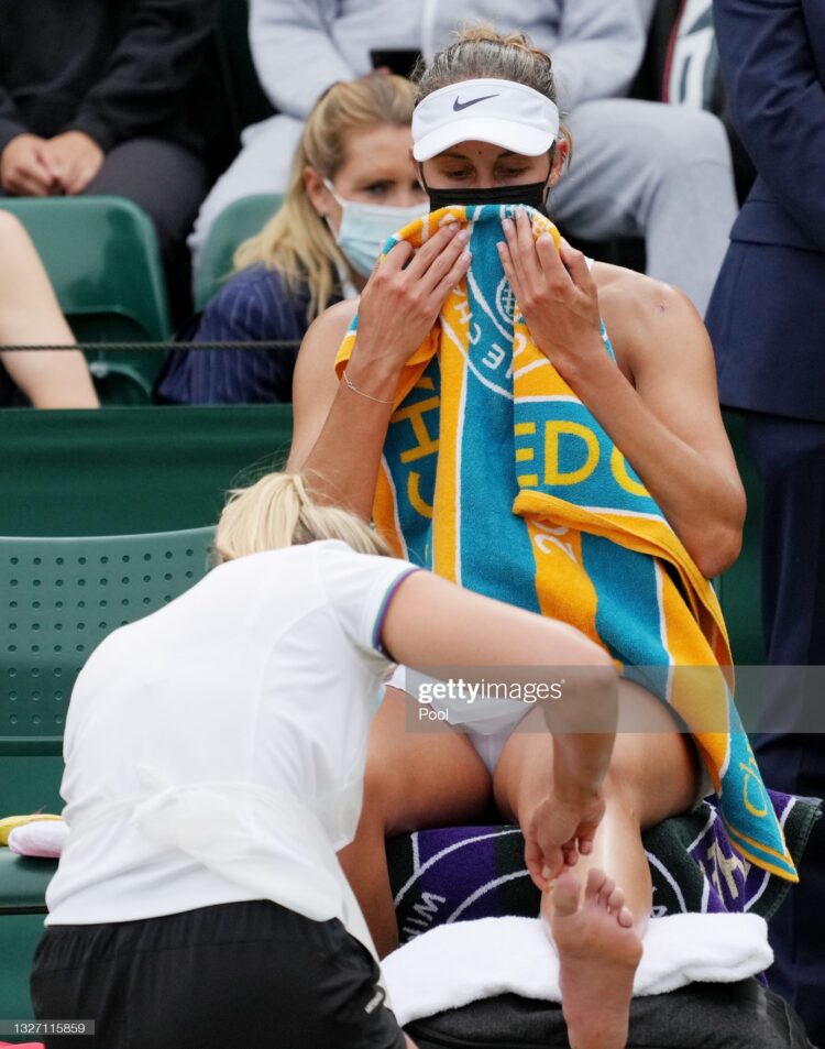 madison keys feet 4