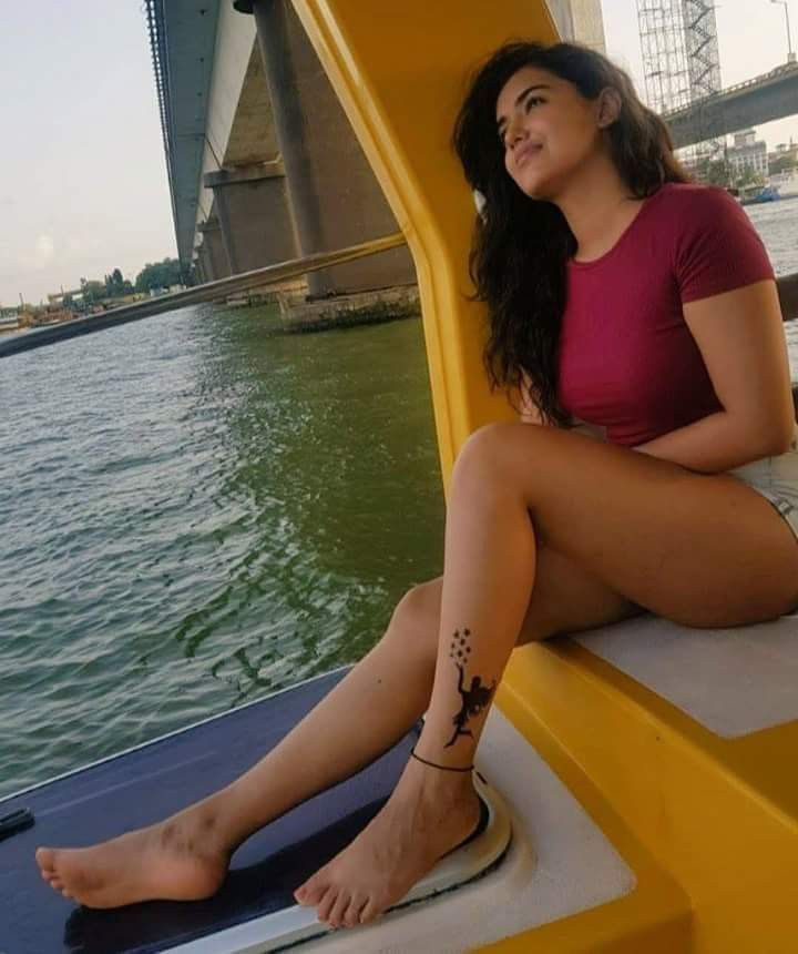 malvika sharma feet 1