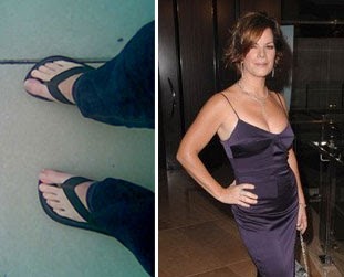marcia gay harden feet 4