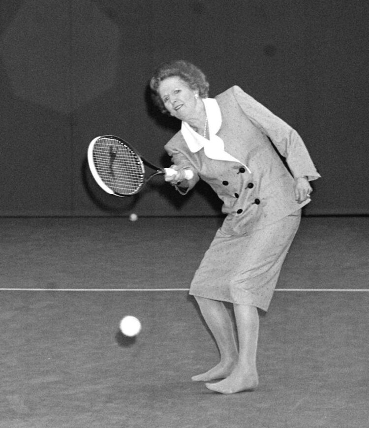 margaret thatcher feet