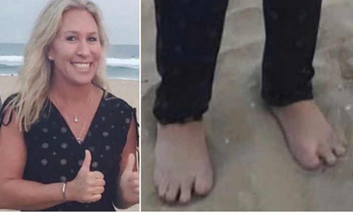 marjorie taylor greene feet 1