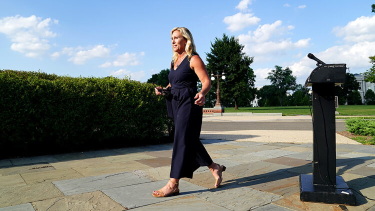 marjorie taylor greene feet 6