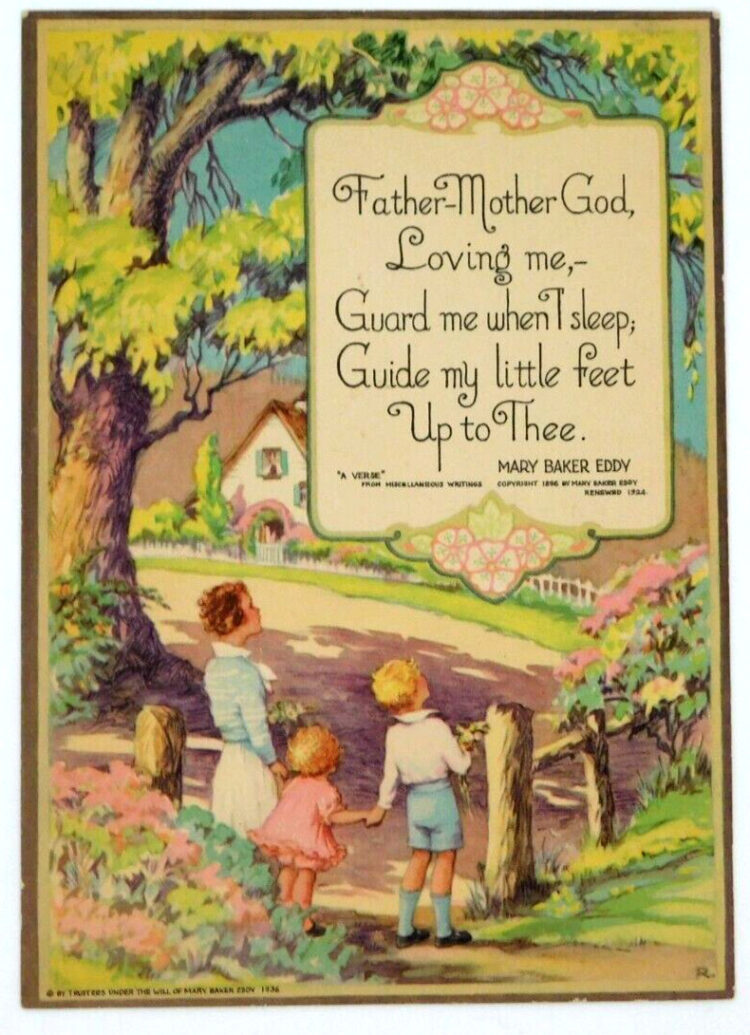 mary baker eddy feet