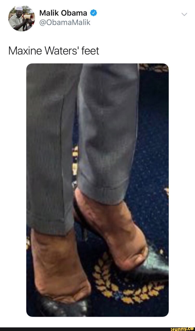 maxine waters feet 4