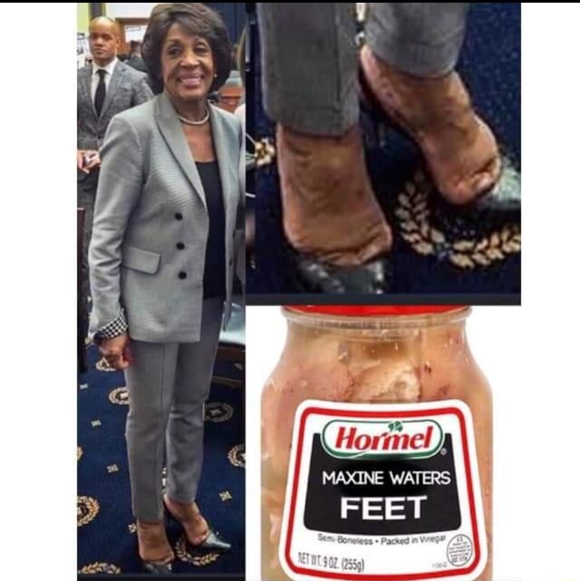 maxine waters feet 5