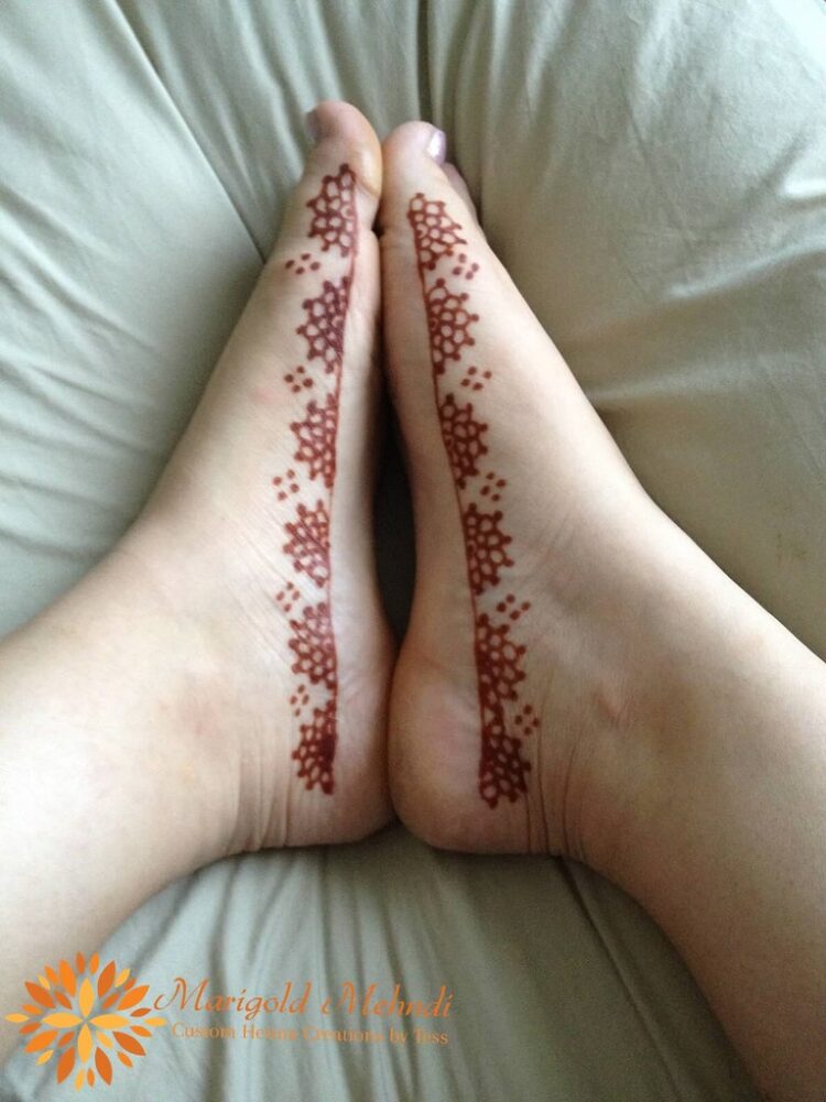 mehndi by theresa feet 5