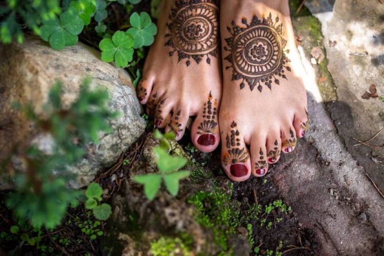 mehndi by theresa feet 6