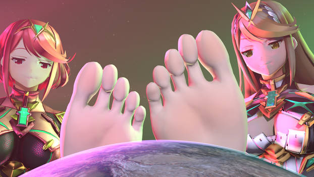 melia gosh feet