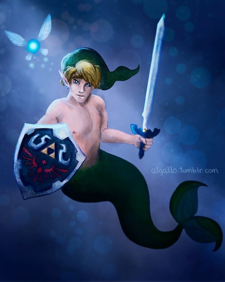 mermaid zelda feet 5