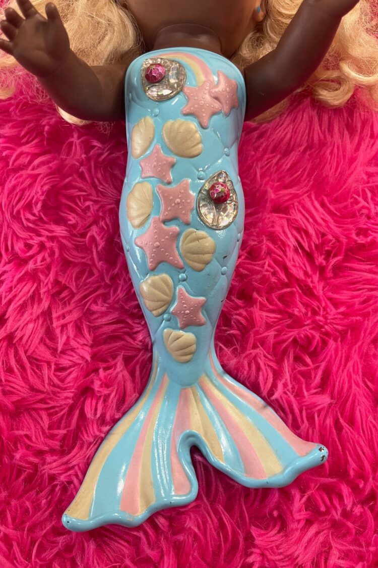 miss pink mermaid feet 6