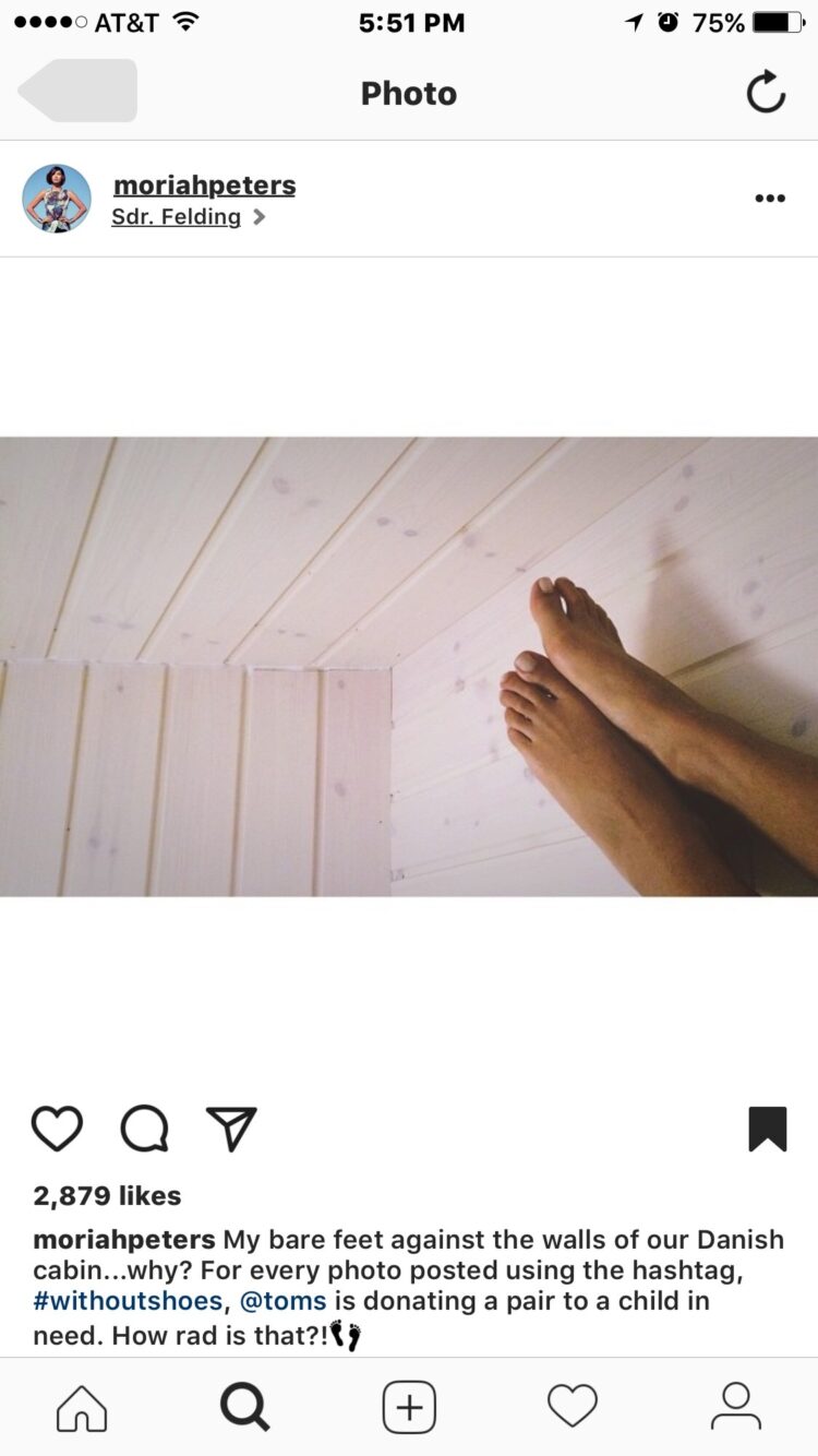moriah peters feet