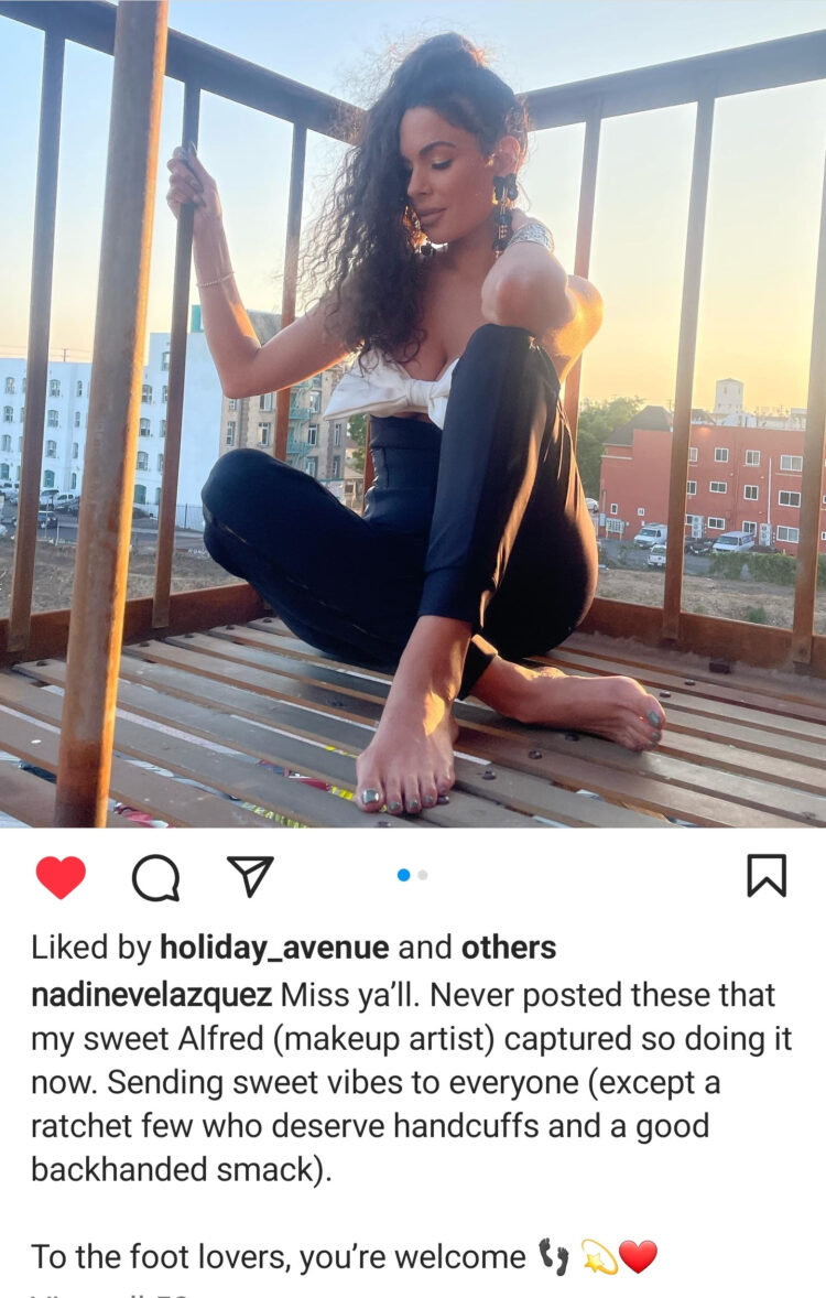 nadine velazquez feet 1