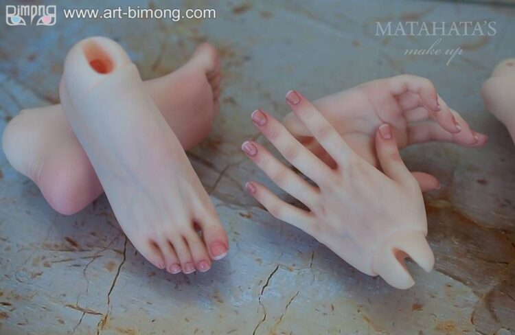 narin makeup feet