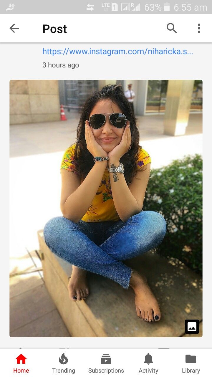 niharicka singh feet