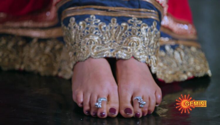 nithya ram feet