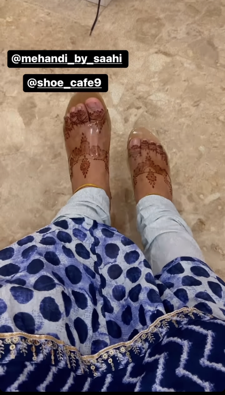 noorin shereef feet 2
